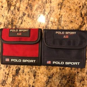 2 Vintage Polo Sport Wallets